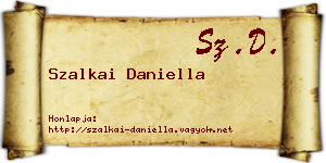 Szalkai Daniella névjegykártya